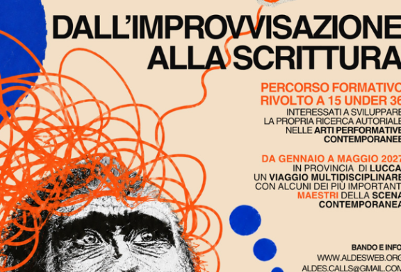 Opportunità gratuita di alta formazione nelle arti performative per giovani 18–35 anni