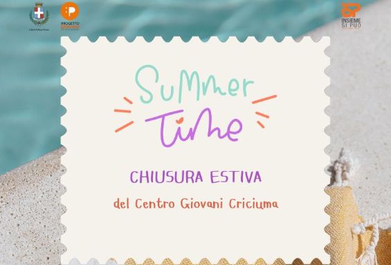 Chiusura estiva del Centro Giovani Criciuma