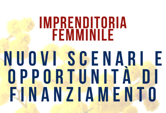 Evento on line sull'imprenditoria femminile