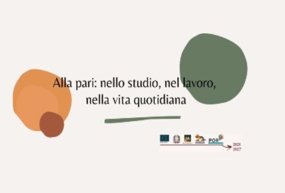 Alla pari: nello studio, nel lavoro, nella vita quotidiana