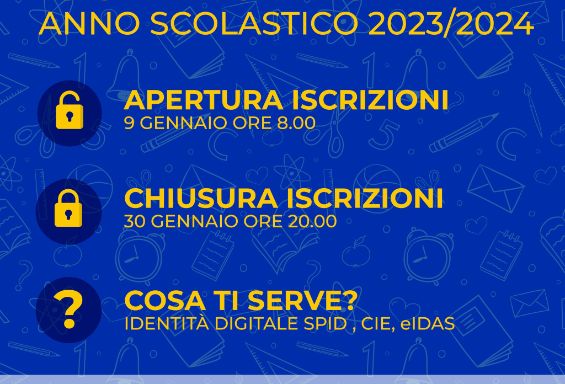 Iscrizioni scolastiche 2023/2024