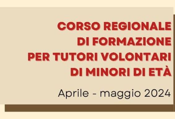 Corso di formazione per tutori volontari di minori