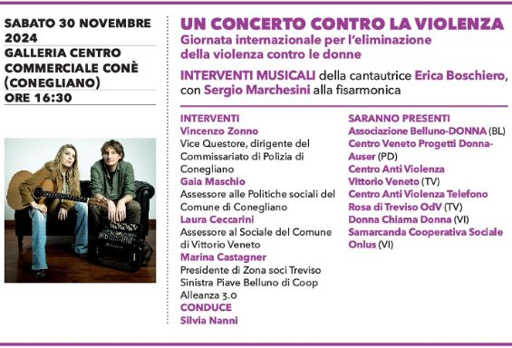 Un concerto contro la violenza
