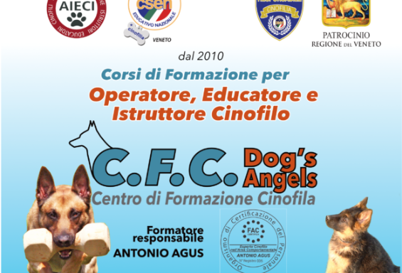 Corso di Formazione per Istruttore Cinofilo - Edizione del Sabato