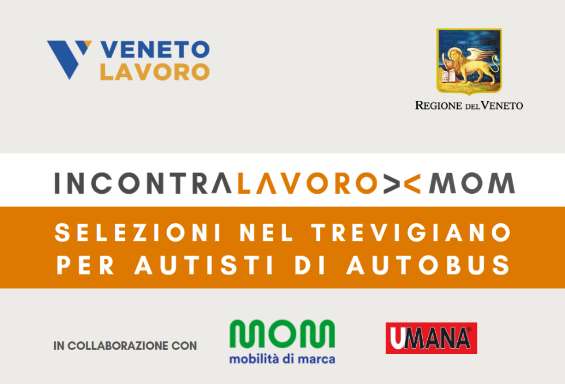 IncontraLavoro MOM: selezioni nel trevigiano per autisti di autobus