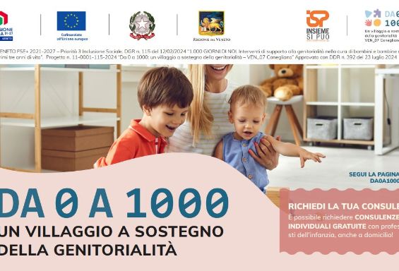 Da 0 a 1000: un villaggio a sostegno della genitorialità” – Programma Settembre e Ottobre