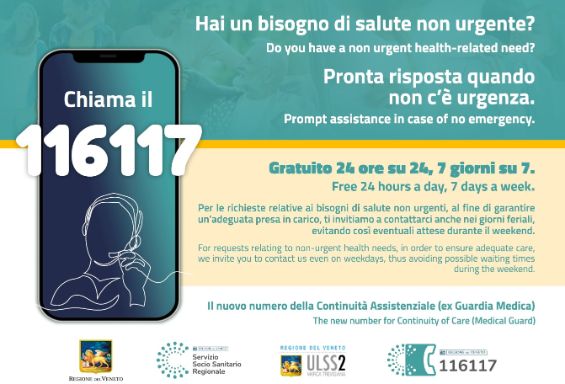 Attivazione del Numero Unico Europeo 116117