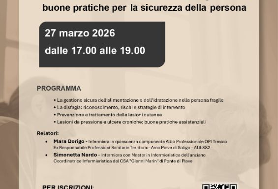 Alimentazione, idratazione e cute fragile: buone pratiche per la sicurezza della persona