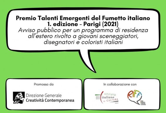 Premio “Talenti Emergenti Fumetto italiano” 2021