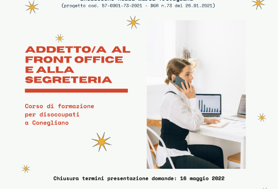 Percorso gratuito addetto al front office e alla segreteria