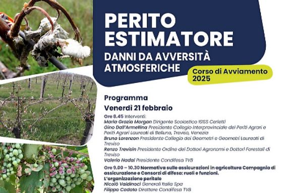 Corso Perito estimatore danni da avversità atmosferiche