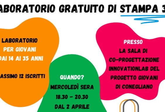 Laboratorio gratuito di stampa 3D