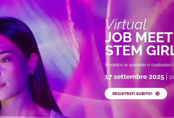 Virtual job meeting stem girls