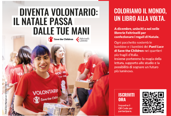 Fai volontariato: quest’anno il Natale passa dalle tue mani