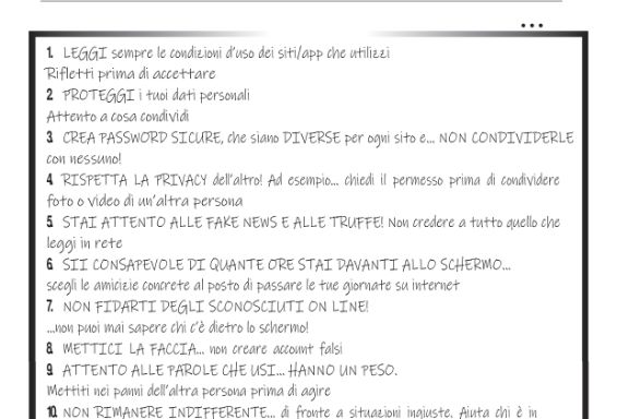 Il decalogo per un uso e consumo consapevole del Web e dei Social