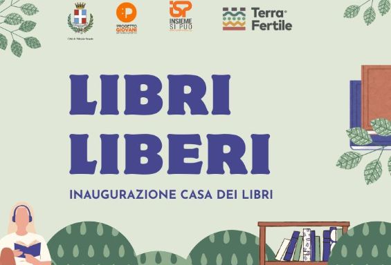 LIBRI LIBERI. Casa ai libri.